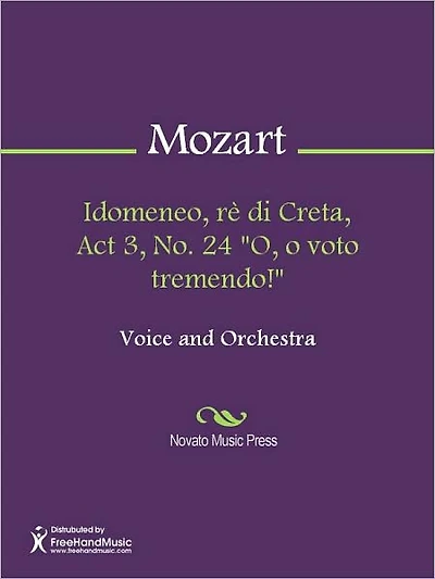 Idomeneo, re di Creta, Act 3, No. 24 "O, o voto tremendo!"