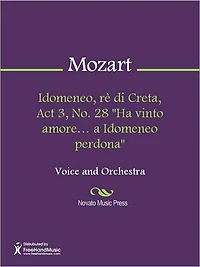 Idomeneo, re di Creta, Act 3, No. 28 "Ha vinto amore... a Idomeneo perdona"