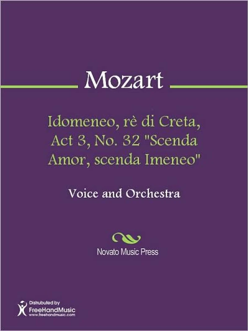 Idomeneo, re di Creta, Act 3, No. 32 "Scenda Amor, scenda Imeneo"