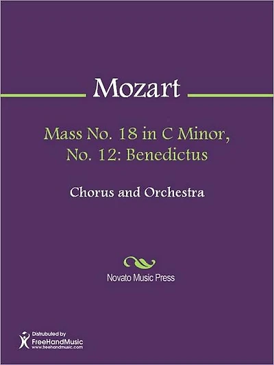 Mass No. 18 in C Minor, No. 12: Benedictus