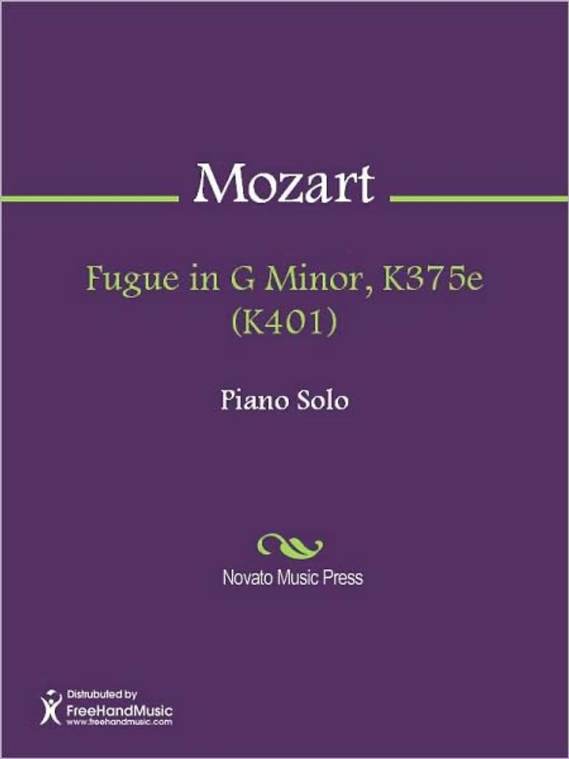 Fugue in G Minor, K375e (K401)