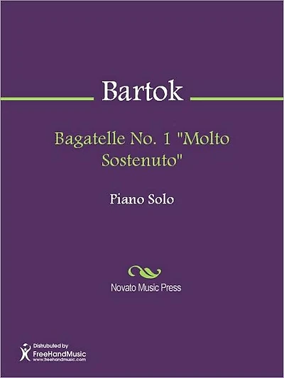 Bagatelle No. 1 "Molto Sostenuto"