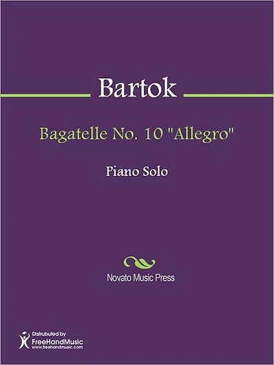 Bagatelle No. 10 "Allegro"