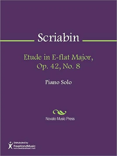Etude in E-flat Major, Op. 42, No. 8