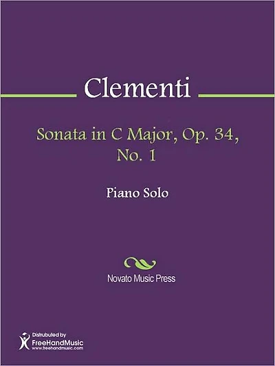 Sonata in C Major, Op. 34, No. 1