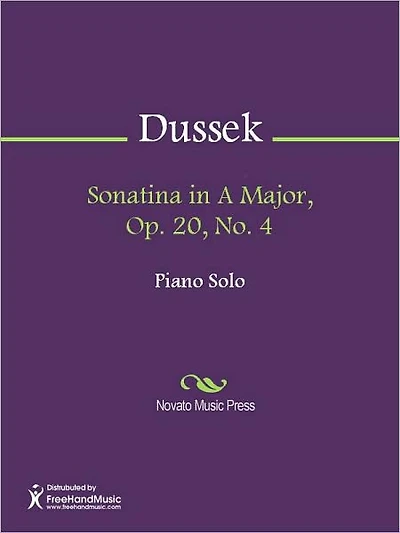 Sonatina in A Major, Op. 20, No. 4