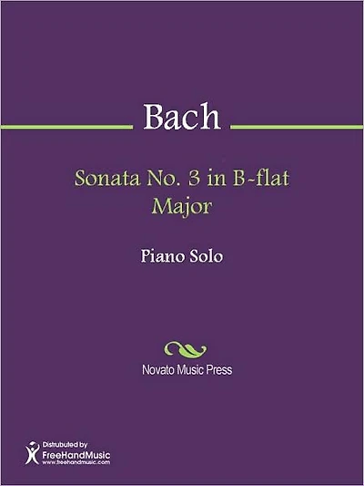 Sonata No. 3 in B-flat Major