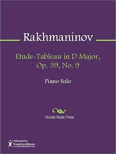 Etude-Tableau in D Major, Op. 39, No. 9