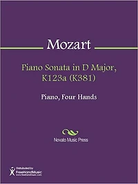 Piano Sonata in D Major, K123a (K381)