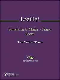 Sonata in G Major - Piano Score
