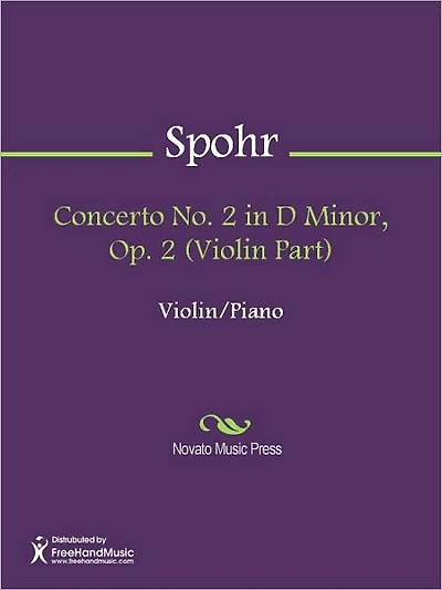 Concerto No. 2 in D Minor, Op. 2 (Piano Score)