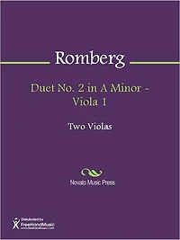 Duet No. 2 in A Minor - Viola 1