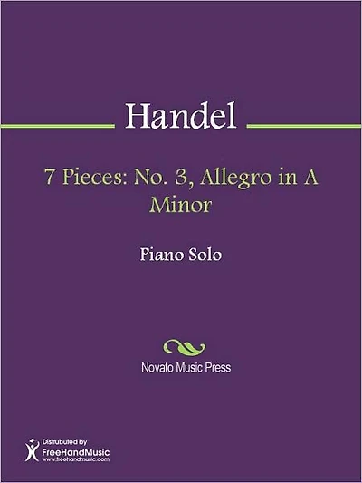 7 Pieces: No. 3, Allegro in A Minor