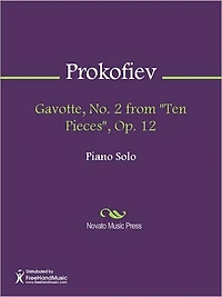 Gavotte, No. 2 from "Ten Pieces", Op. 12