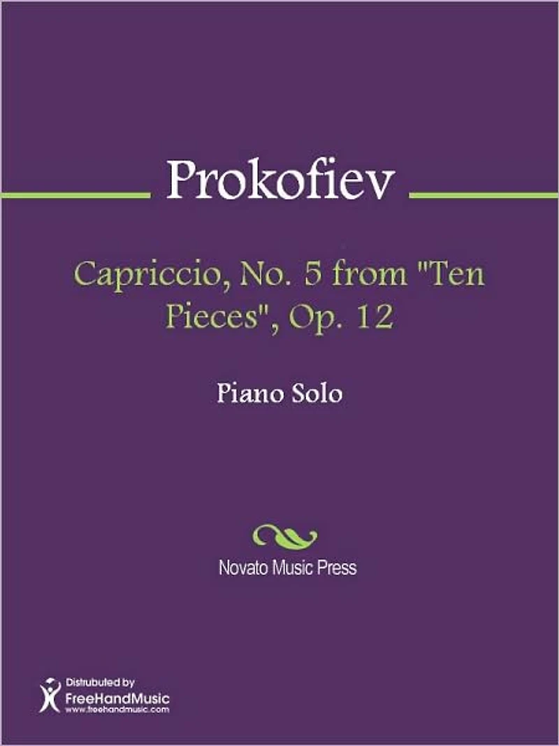 Capriccio, No. 5 from "Ten Pieces", Op. 12