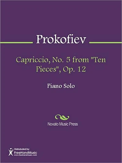 Capriccio, No. 5 from "Ten Pieces", Op. 12