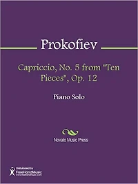 Capriccio, No. 5 from "Ten Pieces", Op. 12