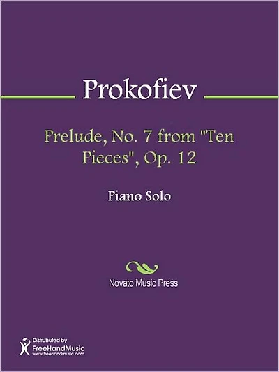 Prelude, No. 7 from "Ten Pieces", Op. 12