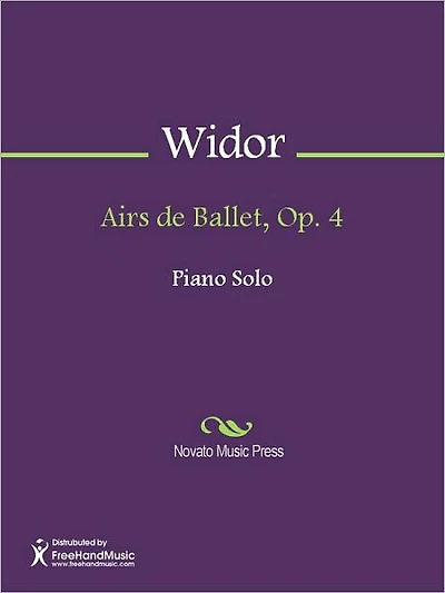 Airs de Ballet, Op. 4