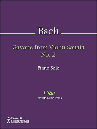 Gavotte from Violin Sonata No. 2