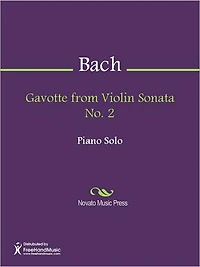 Gavotte from Violin Sonata No. 2