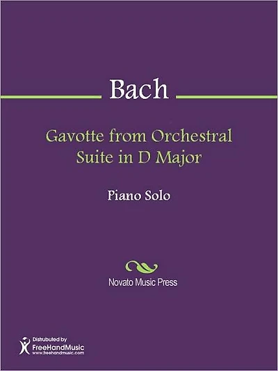 Gavotte from Orchestral Suite in D Major