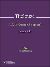 A Solis Ortus (3 versets)