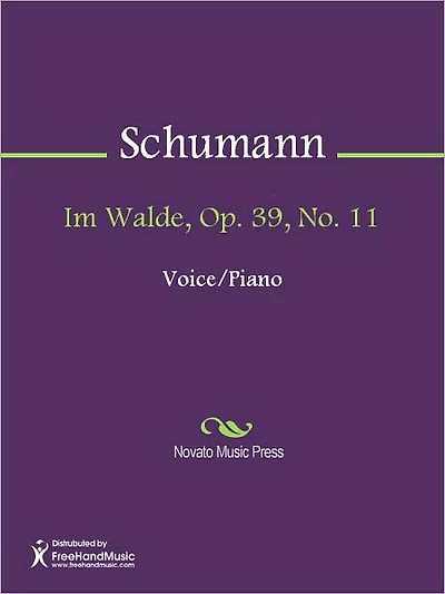 Im Walde, Op. 39, No. 11
