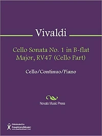Cello Sonata No. 1 in B-flat Major, RV47 (Cello Part)