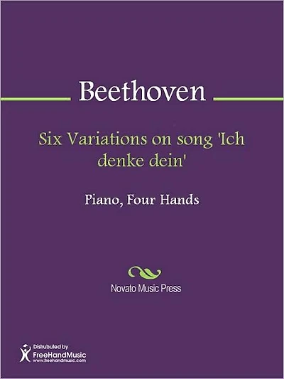 Six Variations on song 'Ich denke dein'