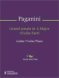 Grand sonata in A Major (Guitar/Piano Part)