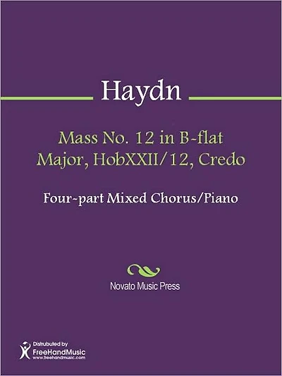 Mass No. 12 in B-flat Major, HobXXII/12, Credo