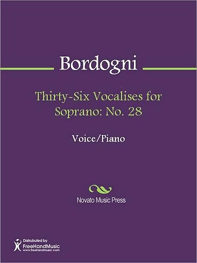 Thirty-Six Vocalises for Soprano: No