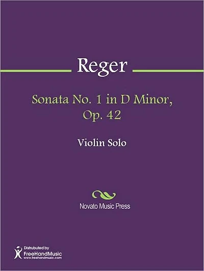 Sonata No. 1 in D Minor, Op. 42