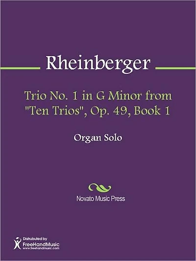 Trio No. 1 in G Minor from "Ten Trios", Op. 49, Book 1