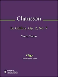 Le Colibri, Op. 2, No. 7