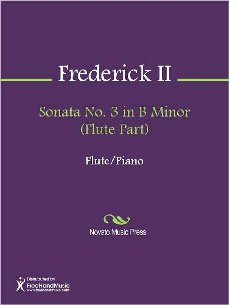 Sonata No. 3 in B Minor (Flute Part)