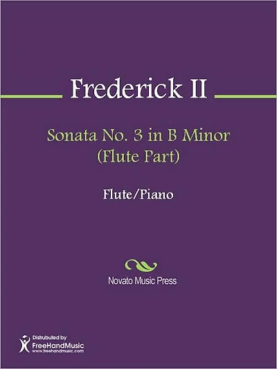 Sonata No. 3 in B Minor (Flute Part)