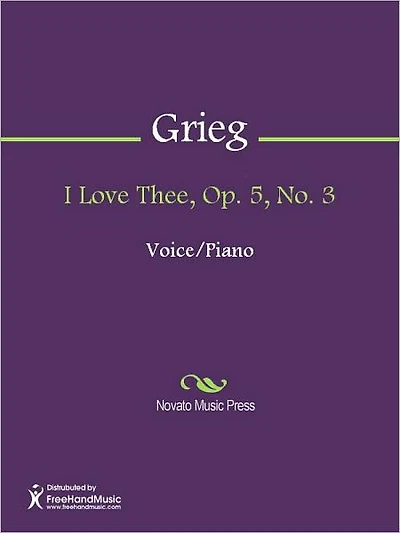 I Love Thee, Op. 5, No. 3