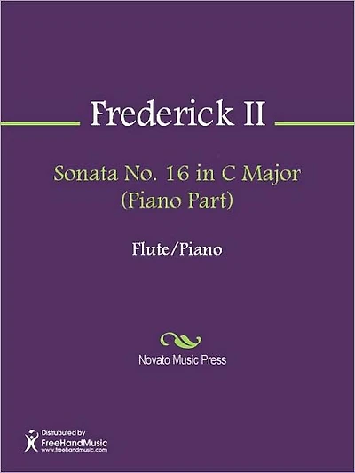 Sonata No. 16 in C Major (Flute Part)