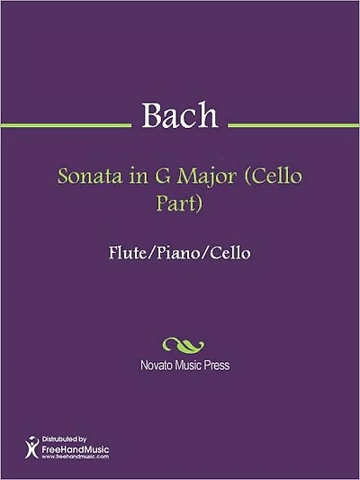 Sonata in G Major (Cello Part)