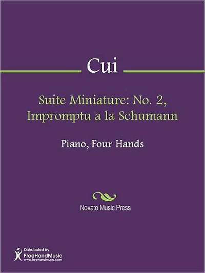 Suite Miniature: No. 2, Impromptu a la Schumann