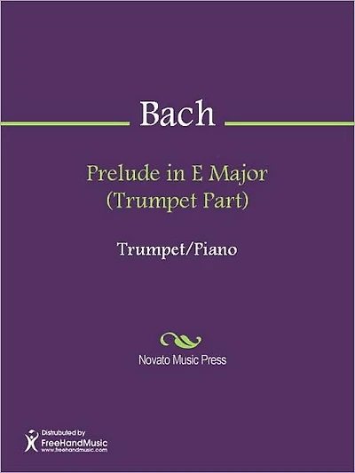 Prelude in E Major (Trumpet Part)