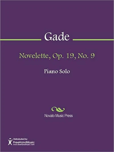 Novelette, Op. 19, No. 9