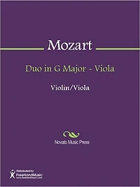 Duo in G Major - Viola