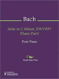 Suite in C Minor, BWV997 (Piano Part)