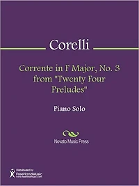 Corrente in F Major, No. 3 from "Twenty Four Preludes"