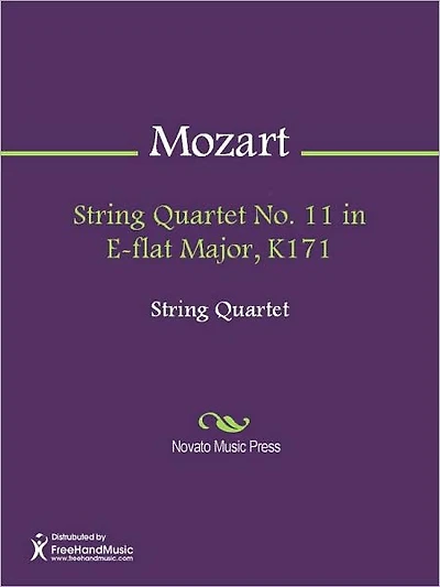 String Quartet No. 11 in E-flat Major, K171