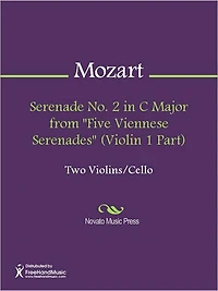 Serenade No. in C Major from "Five Viennese Serenades" (Cello Part