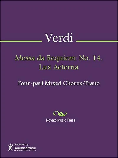Messa da Requiem: No. 14. Lux Aeterna